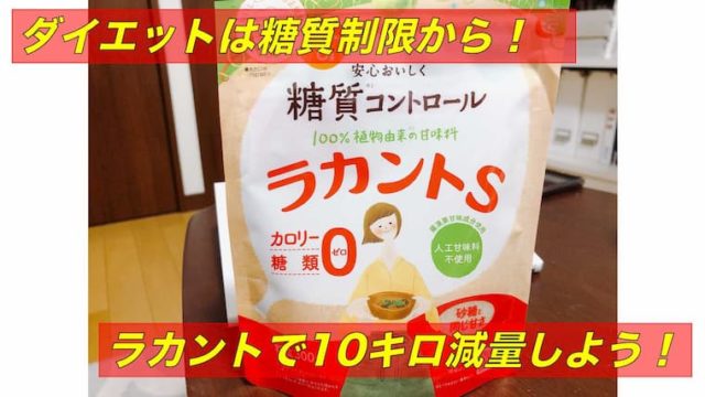 ラカントで糖質制限ダイエット うまく活用すれば理想の体型に近づけます ササミン Jal Anaマイル大好き 生活ブログ